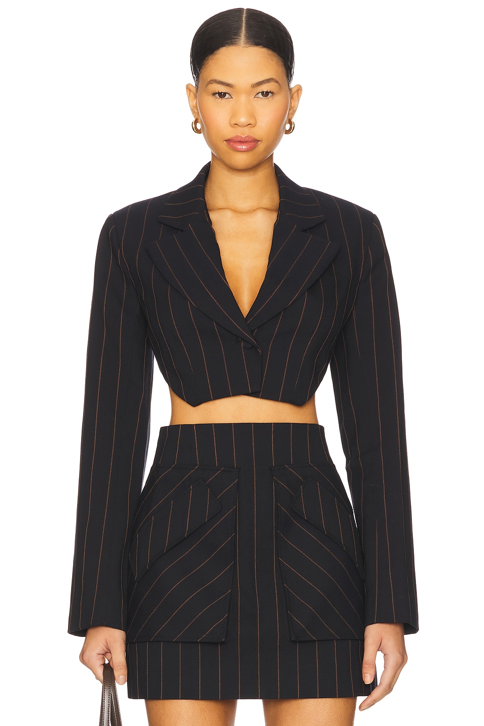 Anya Navy Pin Stripe Blazer
