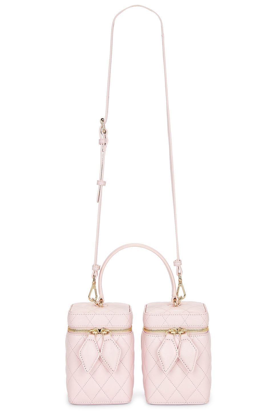 Rox Mini Quilted Leather Double Box Bag