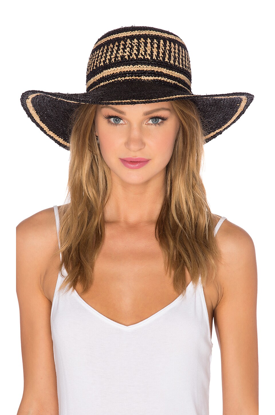 ale by alessandra Makuna Hat in Black Natural REVOLVE