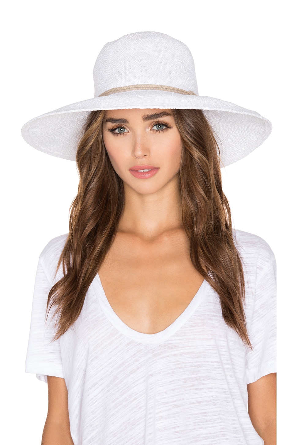 ale by alessandra Praia Hat in White