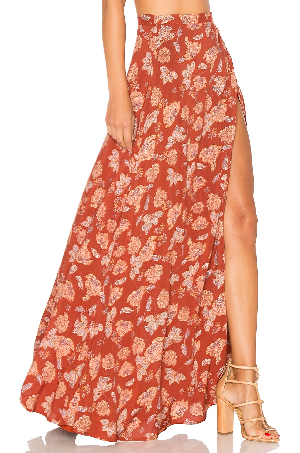 ale by alessandra x REVOLVE Brigida Maxi Skirt in Red Daffodil REVOLVE