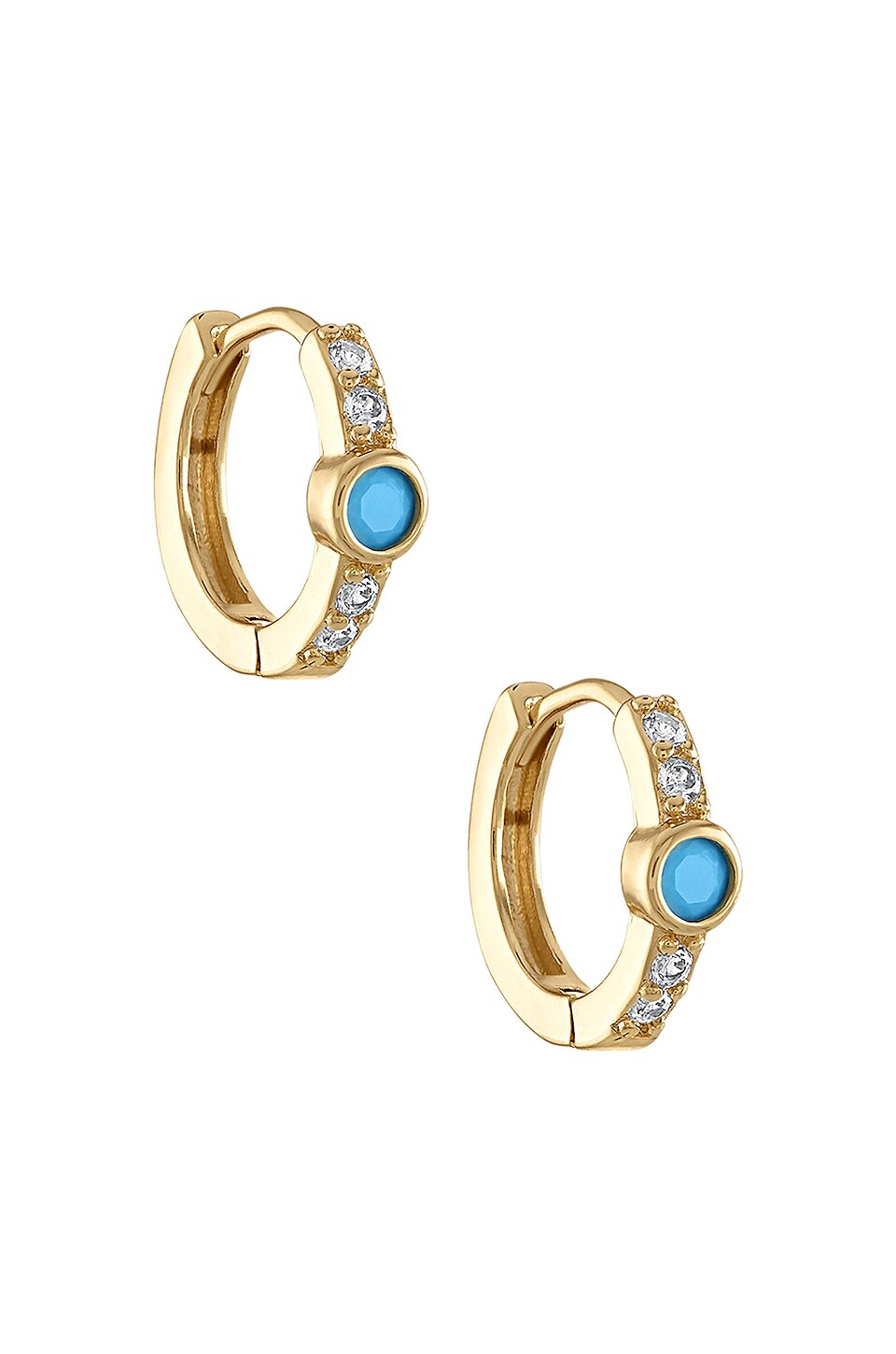 Alexa Leigh BOUCLES D'OREILLES CRISTAL TURQUOISE