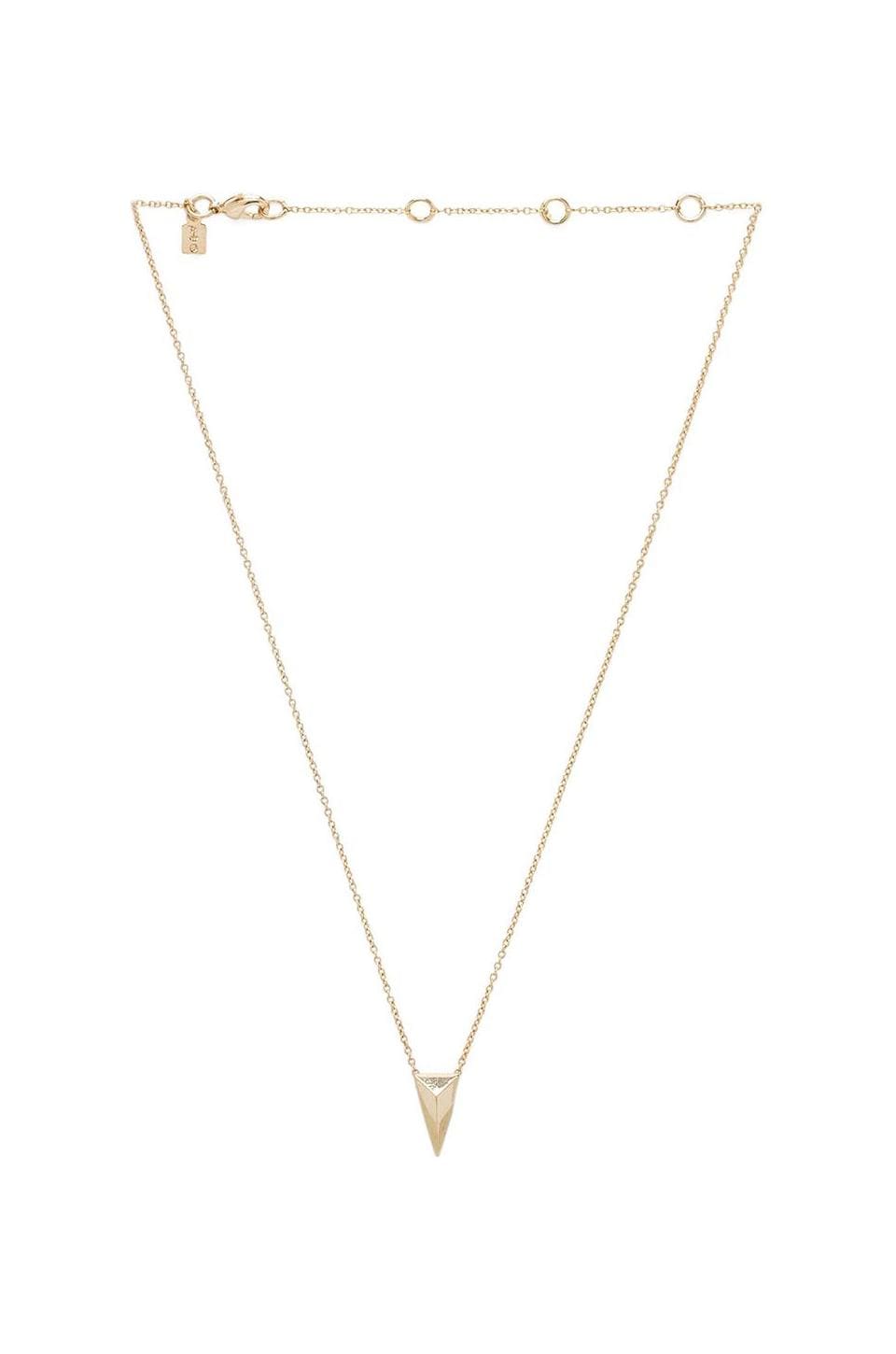 alexis bittar pyramid necklace