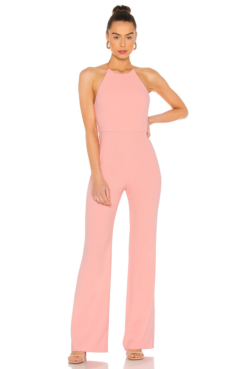 alice and olivia pink jumpsuit