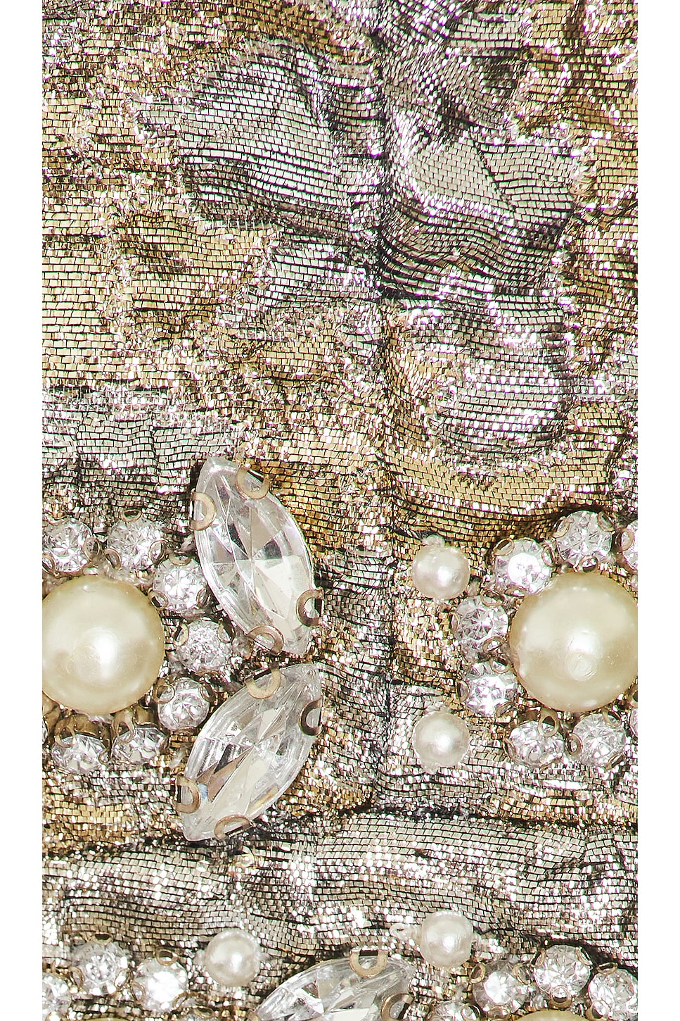 Alice + Olivia Dru Mini Dress in Silver & Gold | REVOLVE