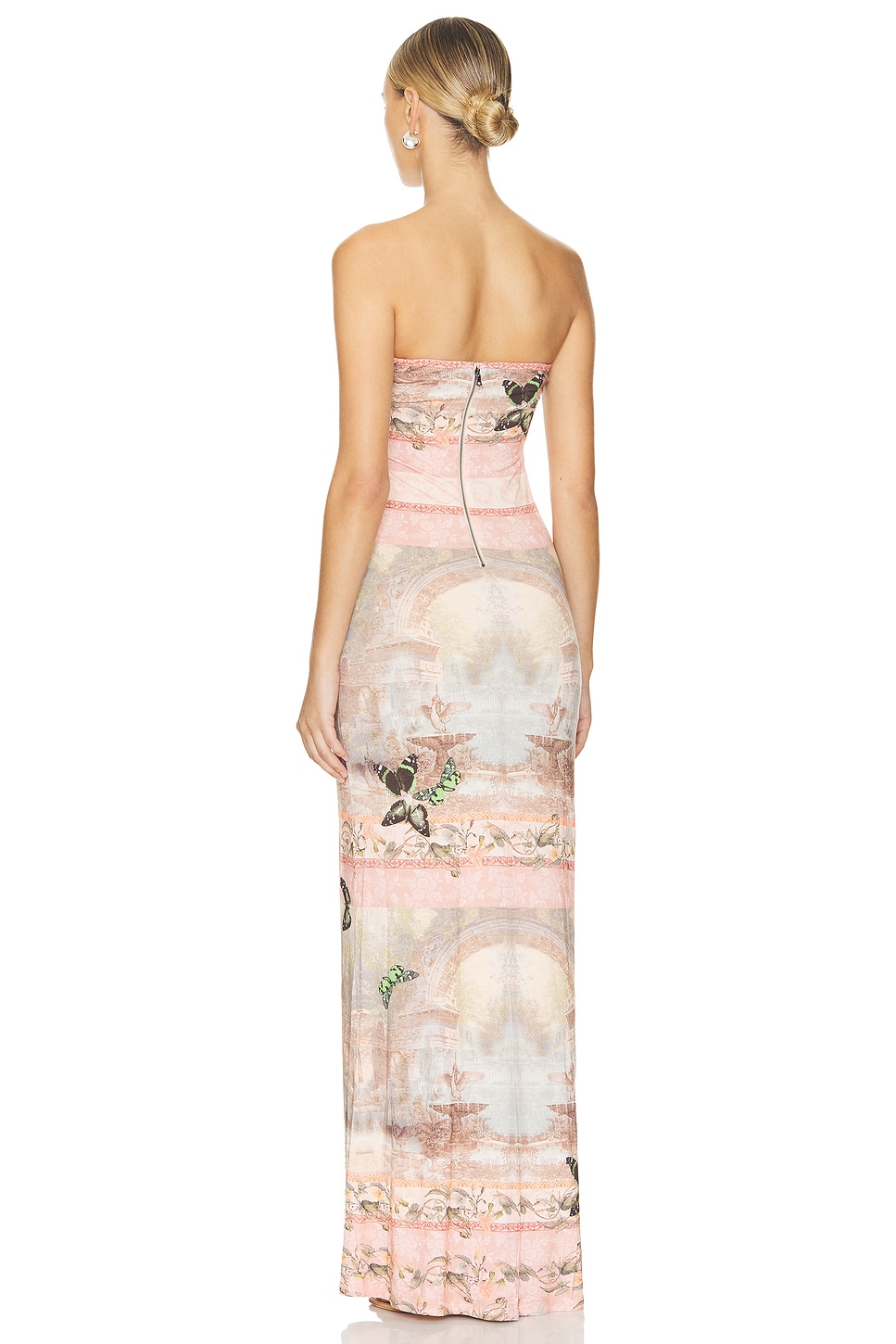 Alice+Olivia■Delora Lace Maxi Dress■ドレス Alice + Olivia Delora Floral Damask Open-Back Maxi Dress