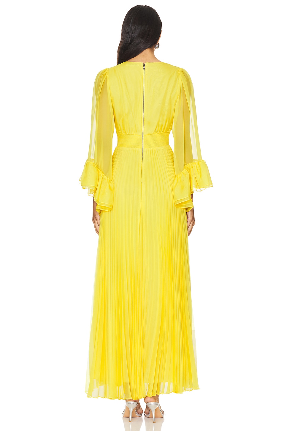 Alice + Olivia Selene Maxi Dress in Happy Yellow | REVOLVE