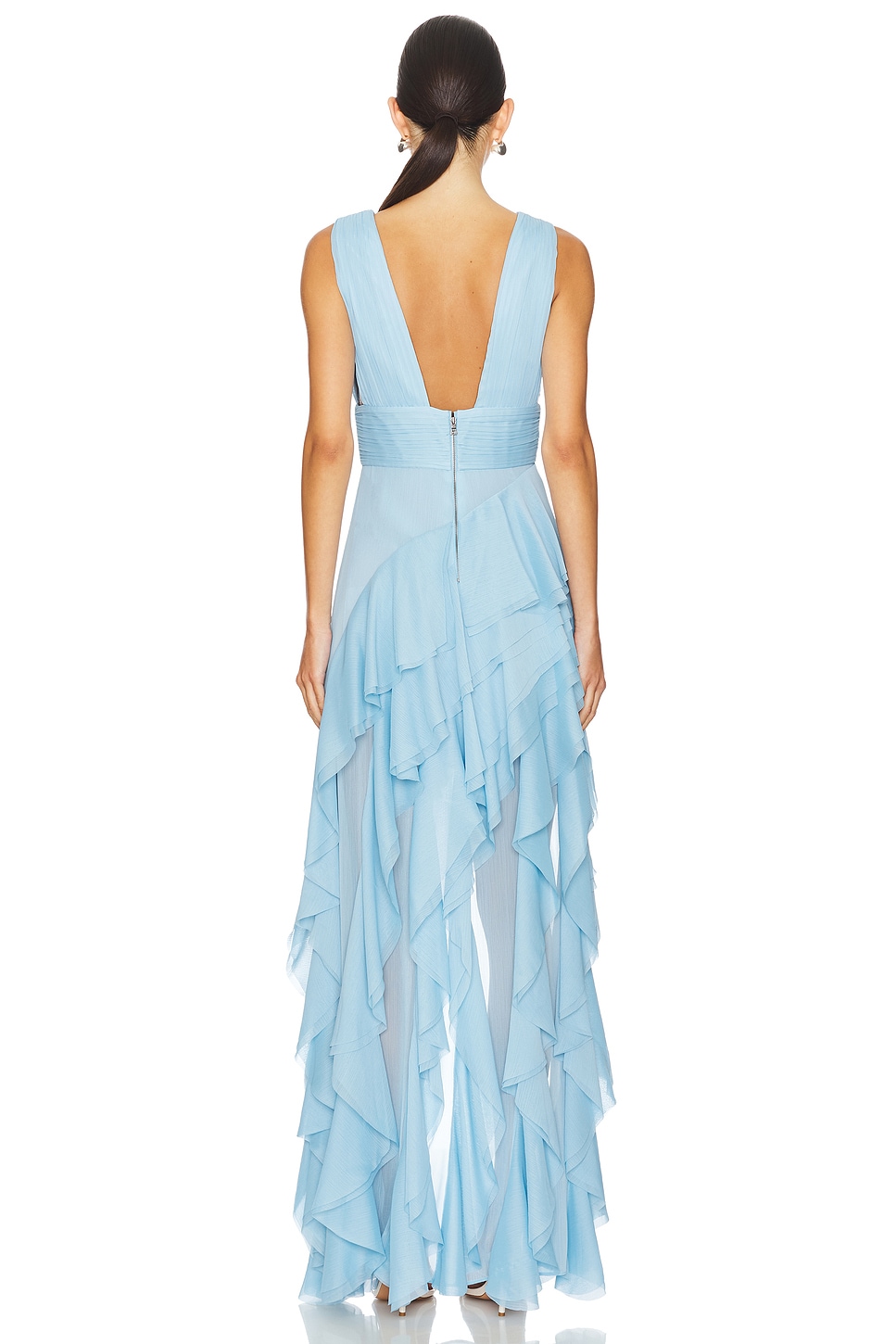 holly asymmetric ruffle maxi dress Women's Asymmetrical Maxi Dress Long Sleeve Holly
