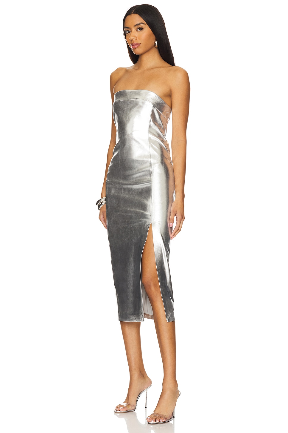 alice + olivia Kelly Midi Dress