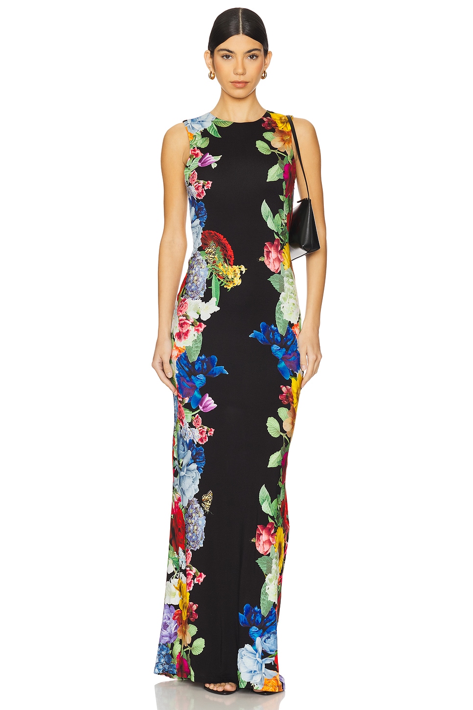 Alice + Olivia DELORA マキシドレス - Garden Brunch Black