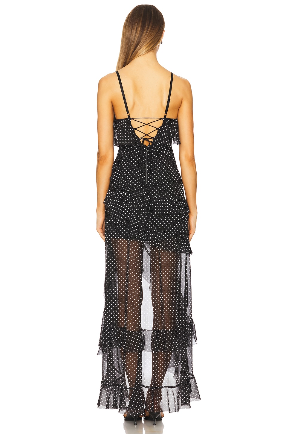 alice + olivia - Laverne Lace Up Dress