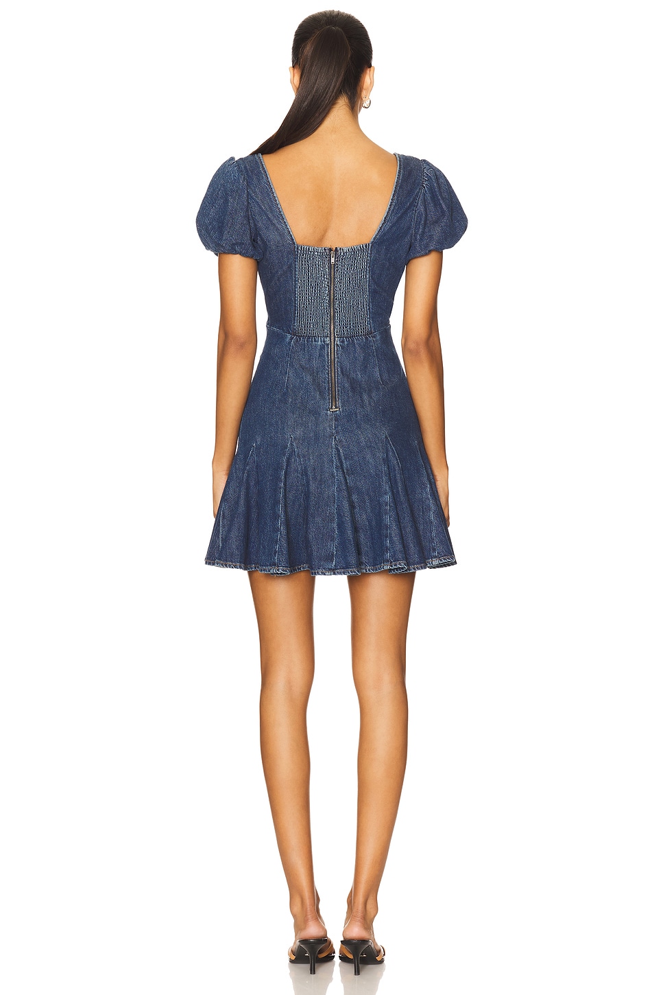 white christmas dresses Blair Denim Dress M main image 1