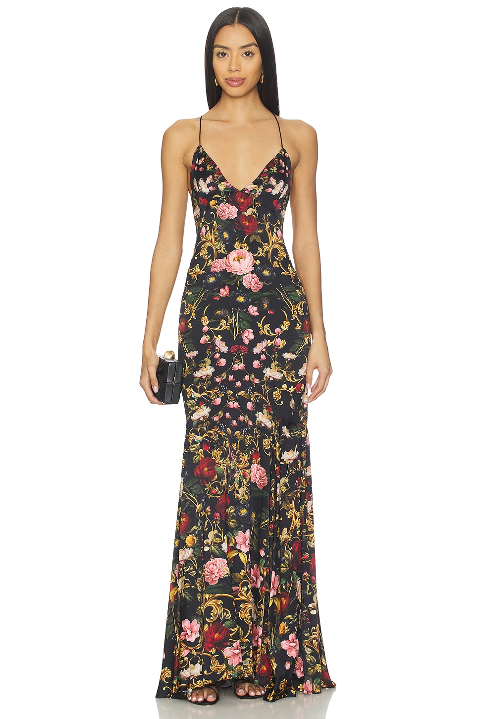 silk halter dress Rinna Satin Halter Maxi Dress / Ivory | MESHKI