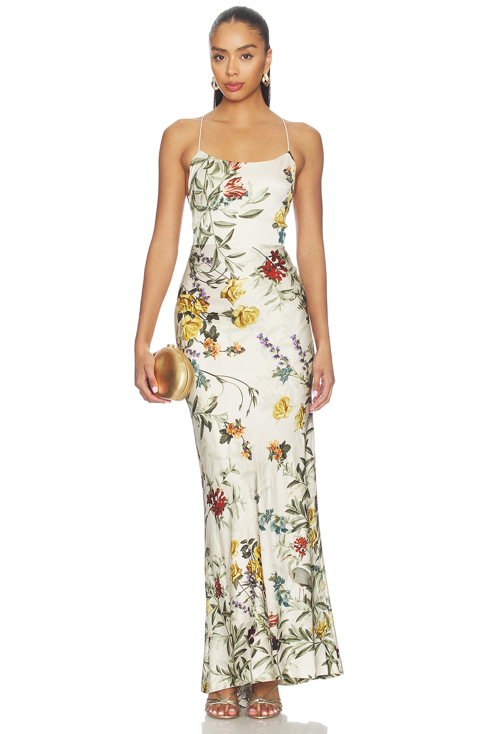 alice and olivia maxi dress + Women's Delora Dress, Garden Brunch Black, 0 at Amazon Women's Clothing store while braided ties add a soft ROSALEE MAXI DRESS in CHATEAU