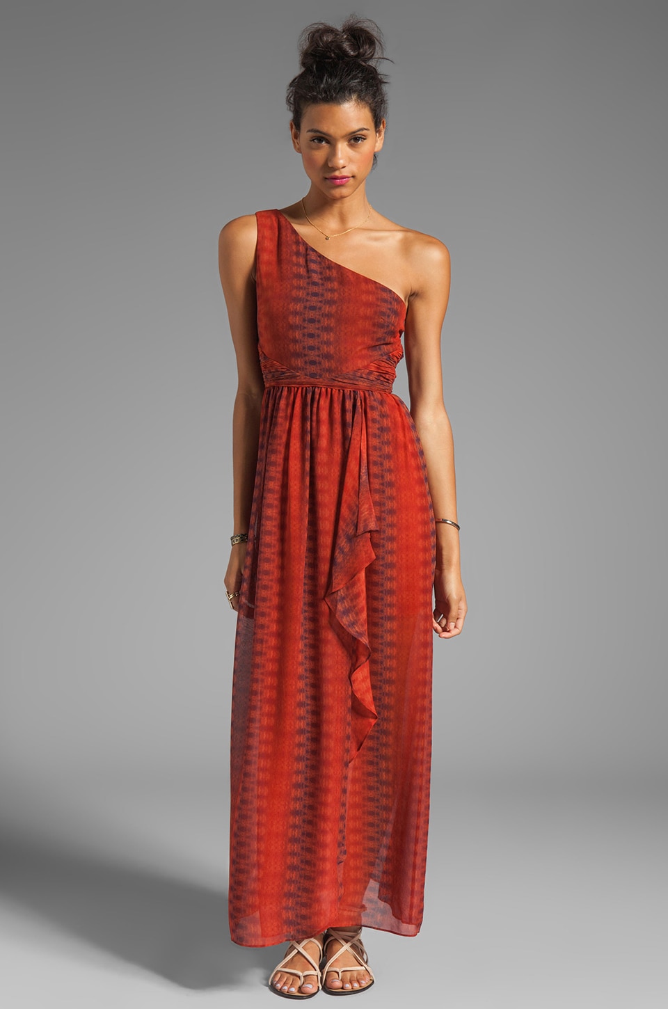 alice and olivia one shoulder dress
