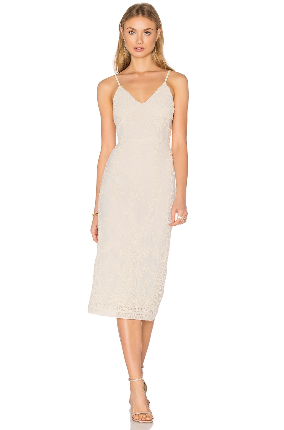 Alice + Olivia Ira Dress in Cream | REVOLVE