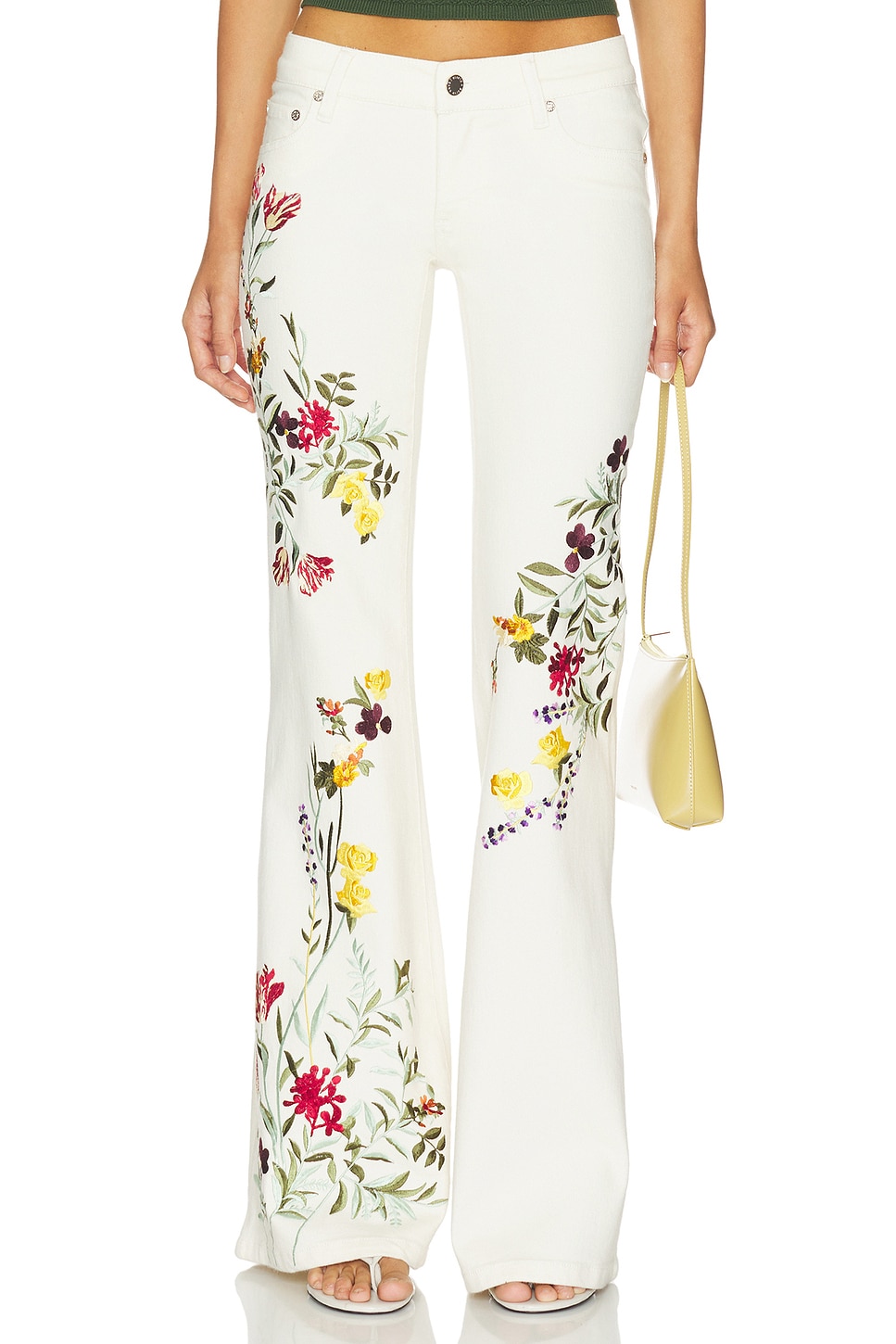 Chic Embroided Jean