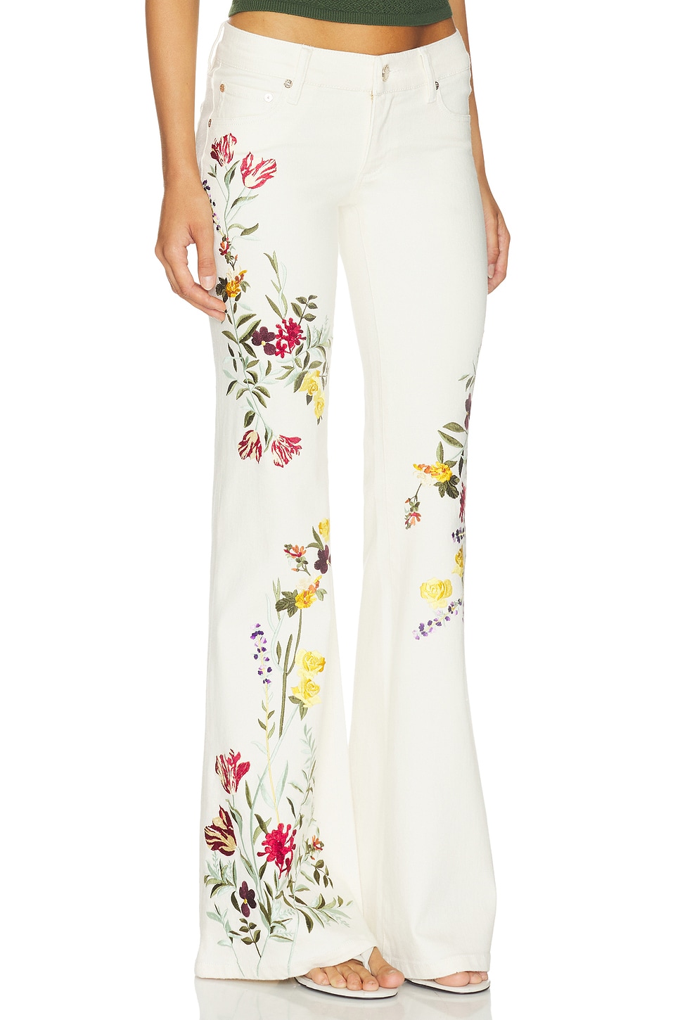 Chic Embroided Jean