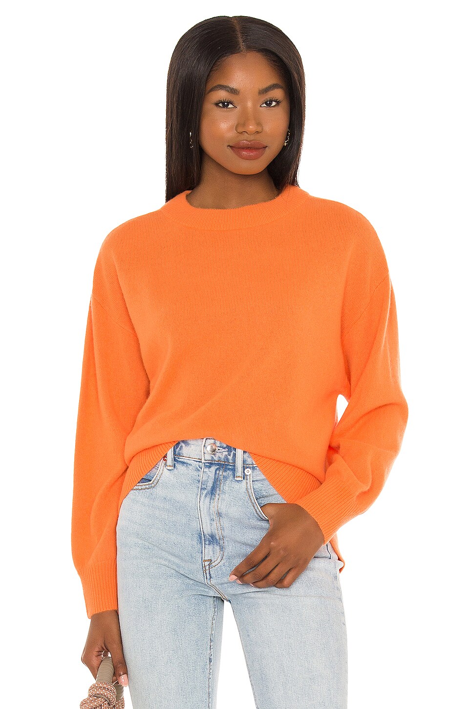 Alice + Olivia Denver Round Hem Sweater 