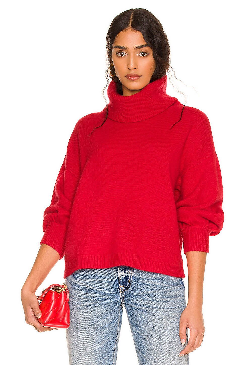 alice and olivia red sweater