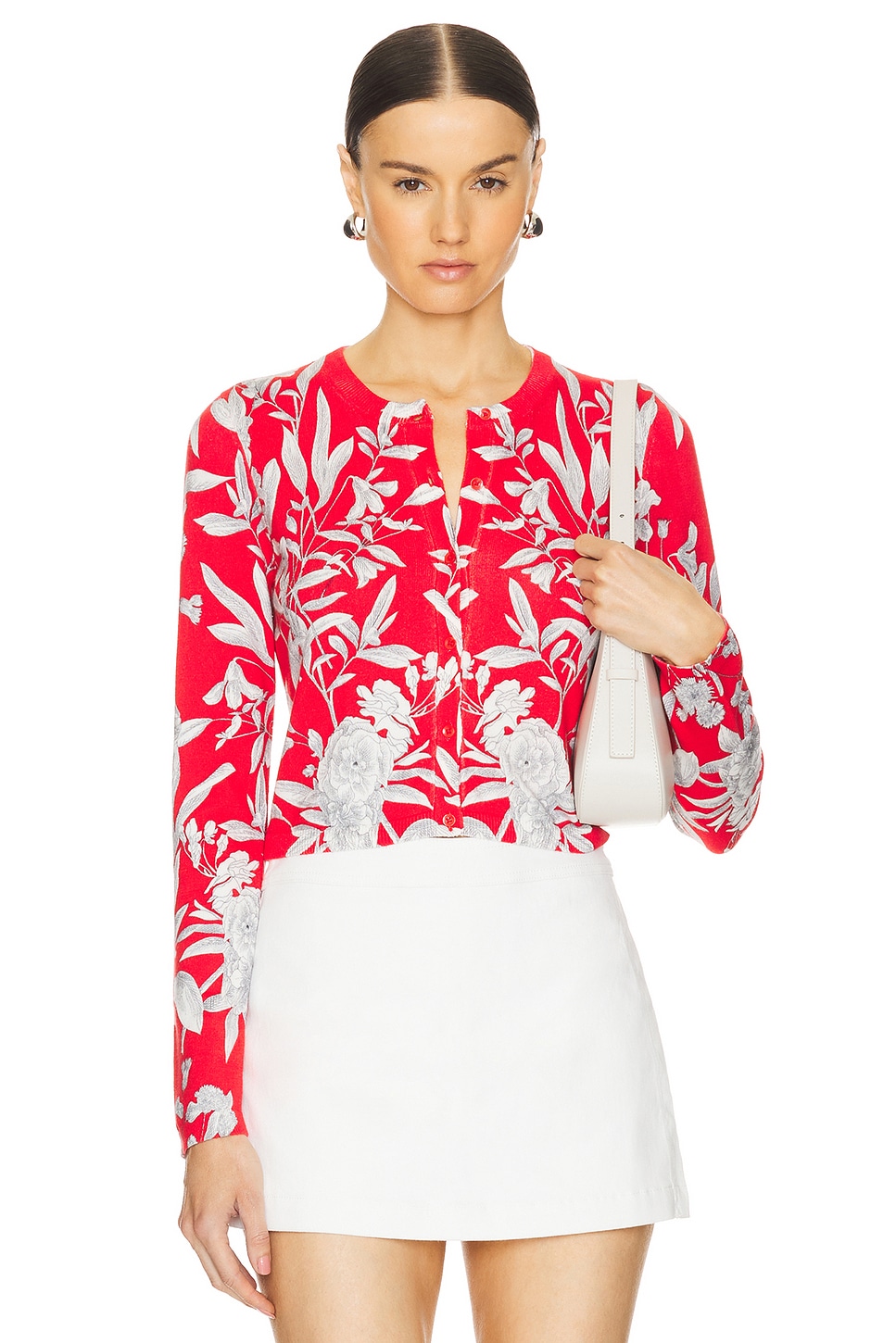 Alice + Olivia Carson Cardigan in Drifting By | REVOLVE