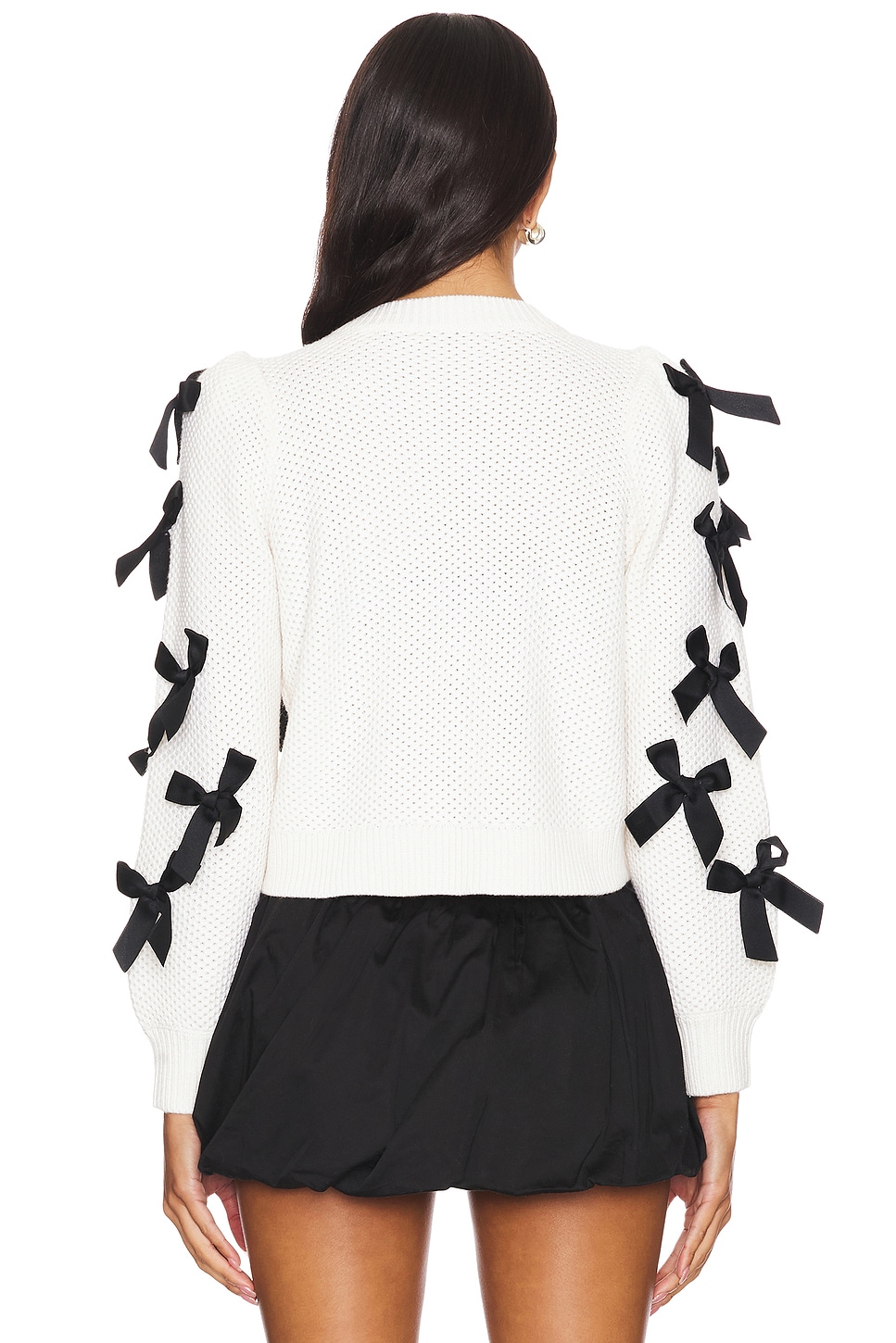 alice + olivia Kitty Bow Cardigan thumbnail