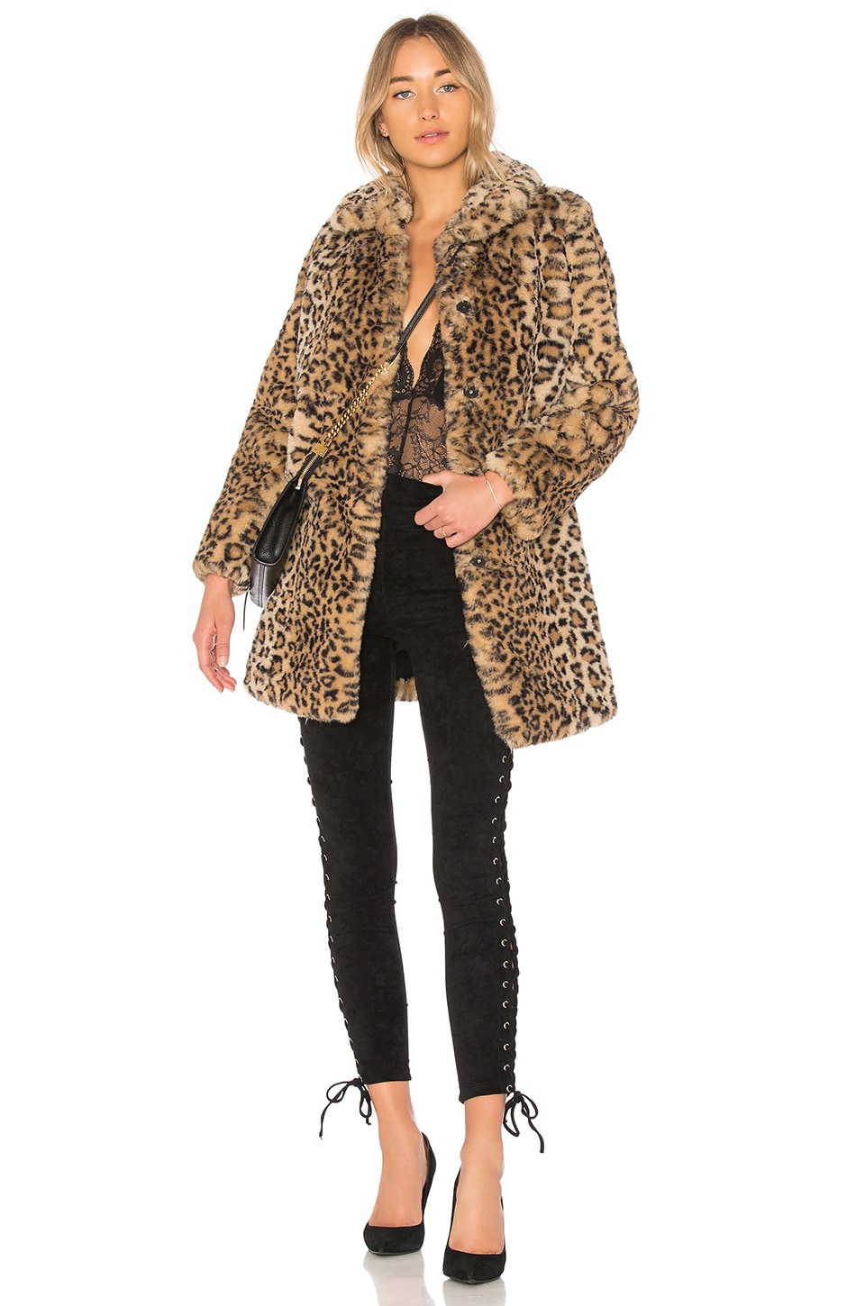 revolve leopard coat