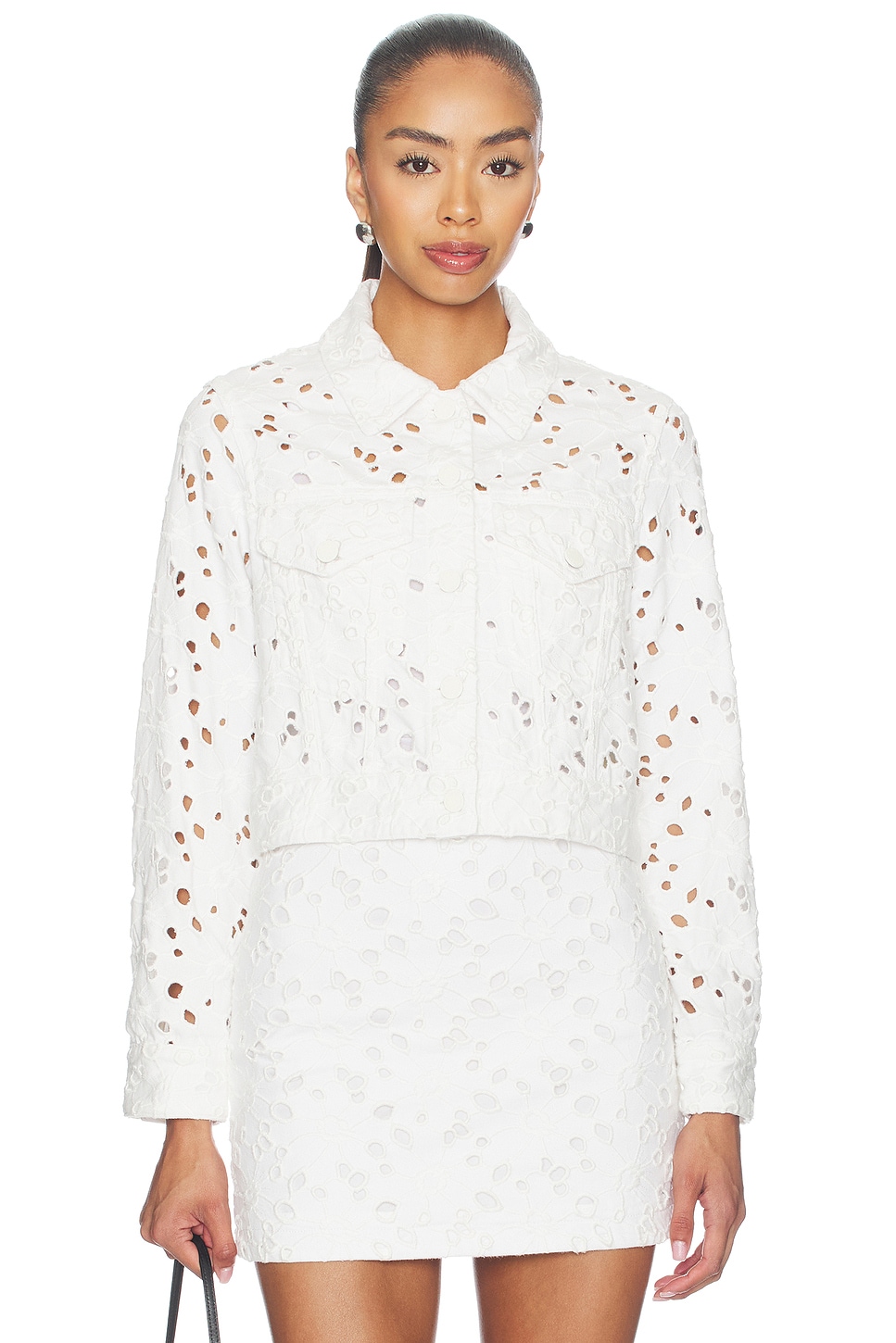 Chloe Boxy Cropped Jacket - thumbnail 3