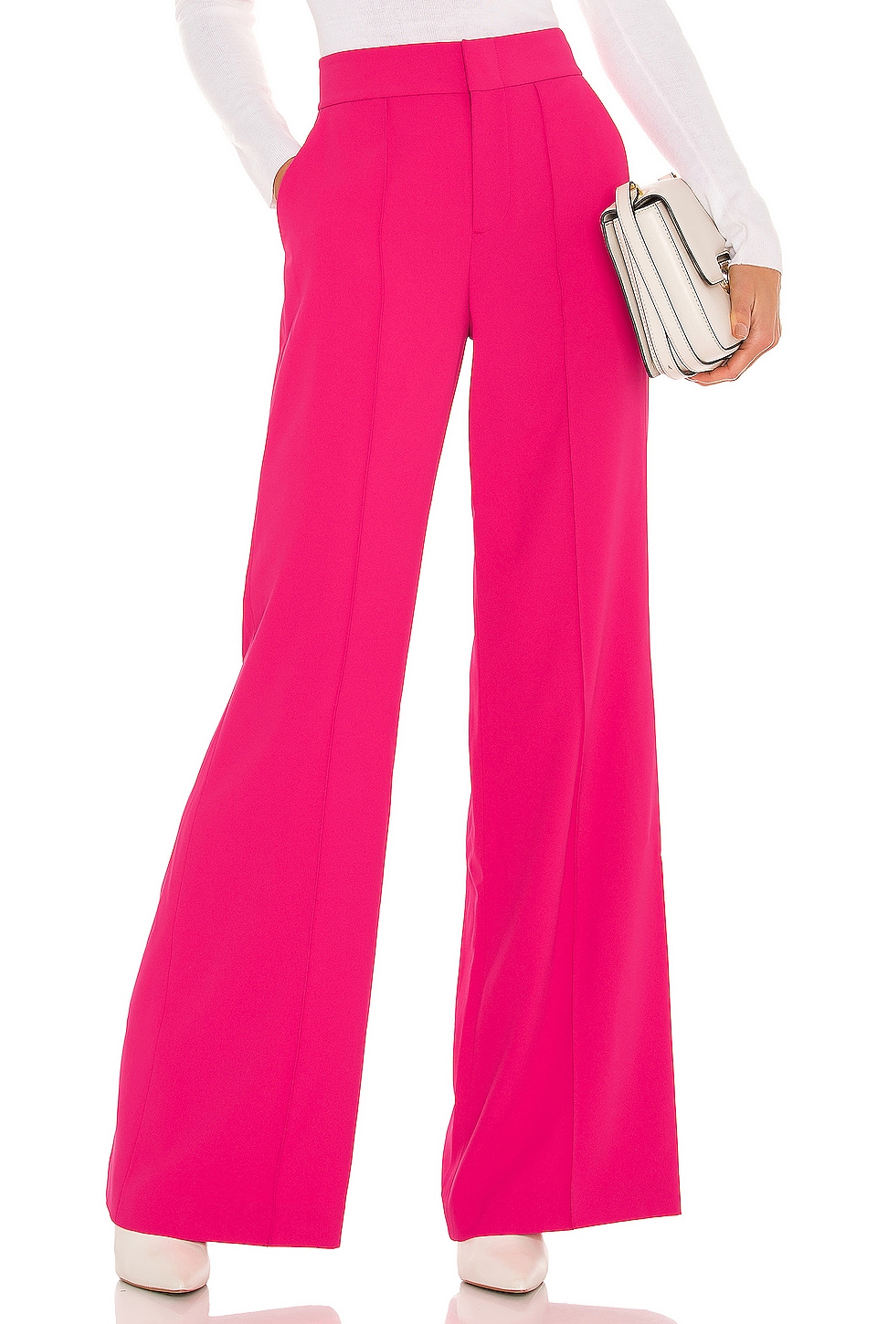 Alice And Olivia ‘dylan High Waisted Wide Leg Pant Uk