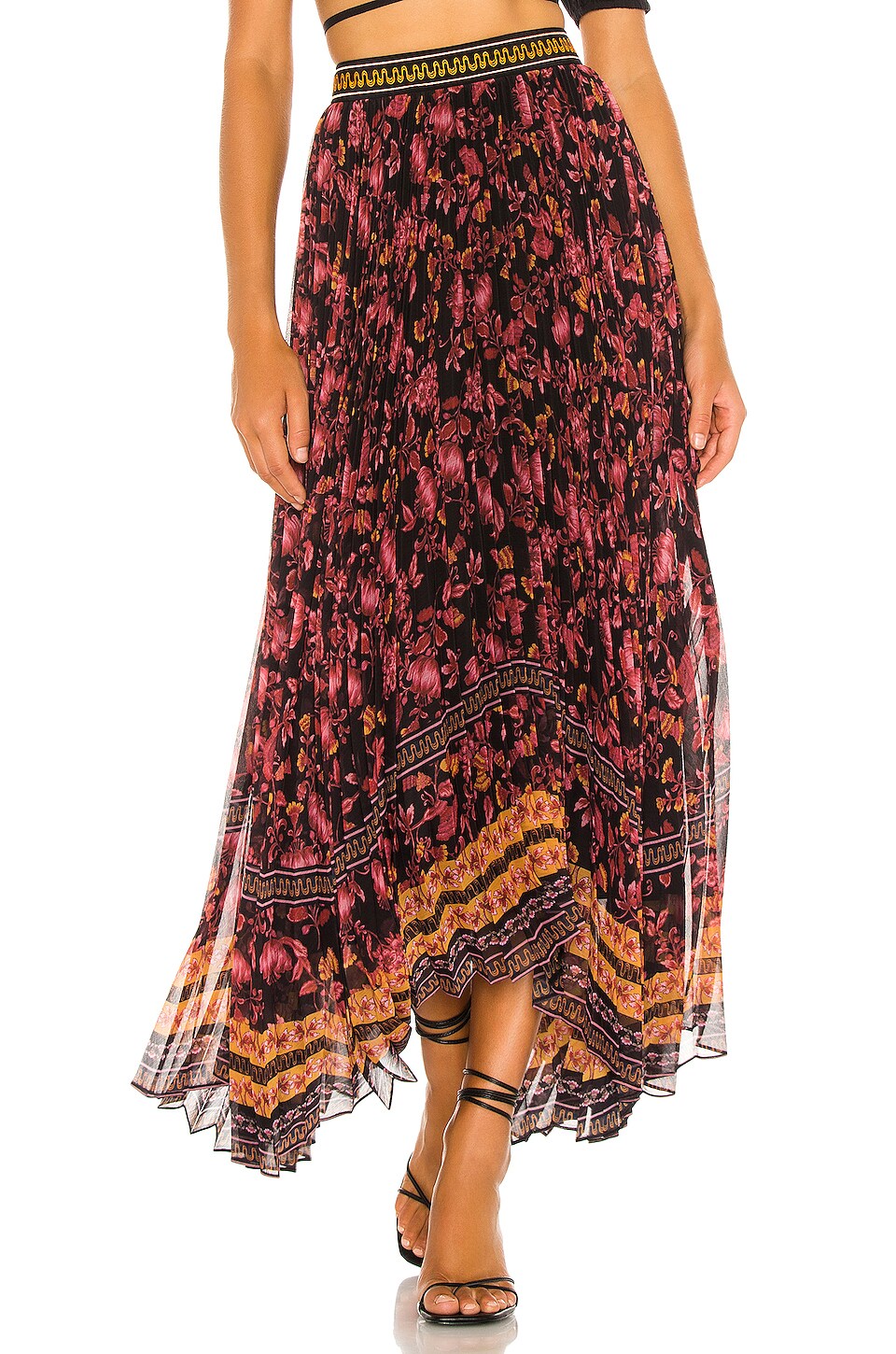 alice olivia maxi skirt