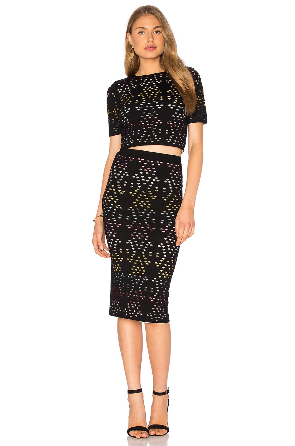 ALICE AND OLIVIA INES CROP TOP