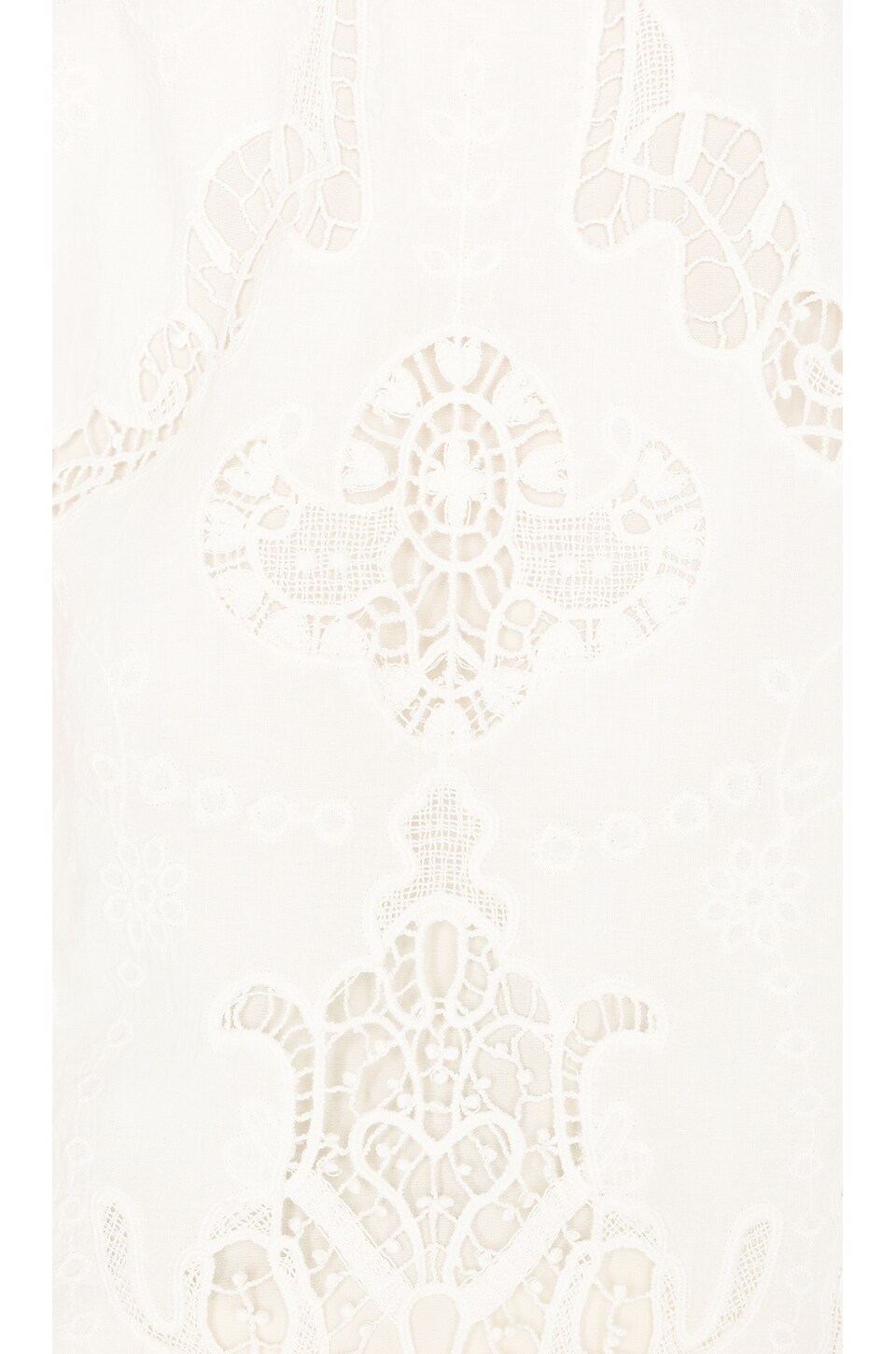 ALICE AND OLIVIA ALTA TOP IN IVORY.