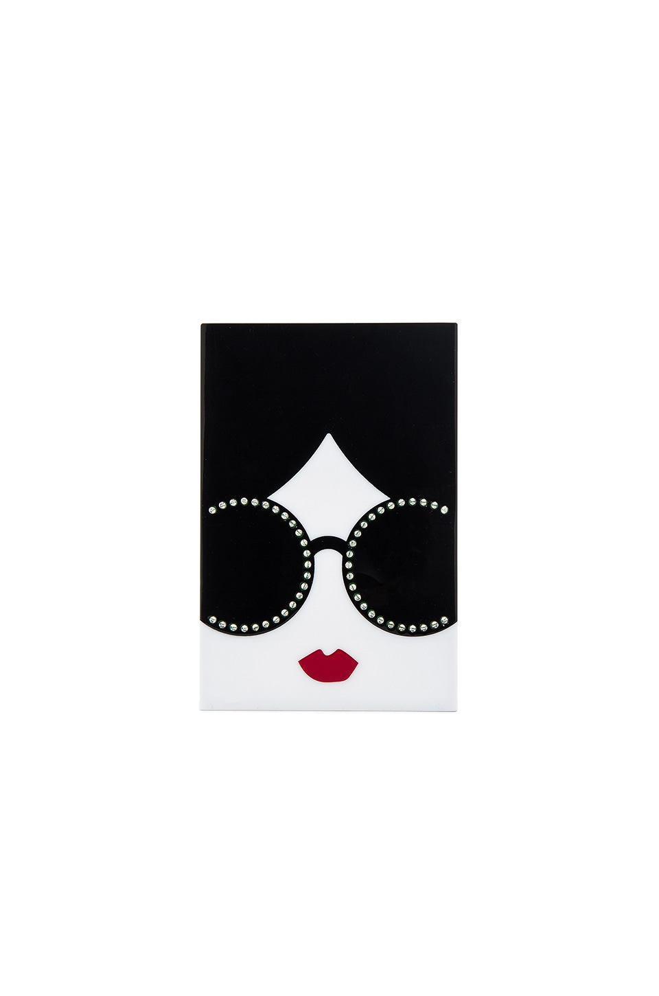 Alice Olivia Light Up Stace Face Clutch In Multi Revolve