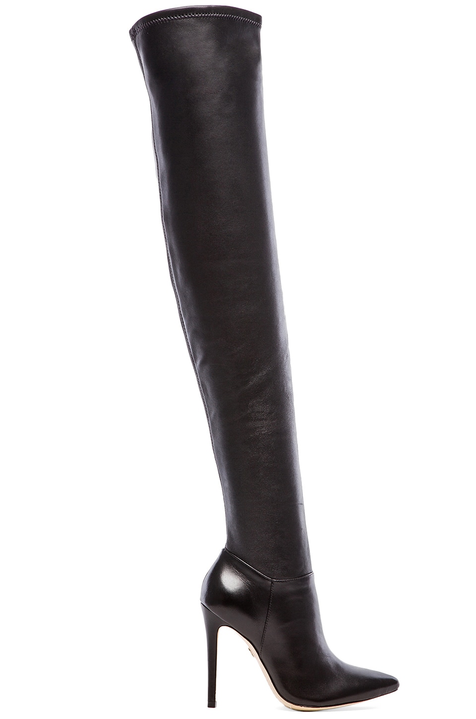 Alice + Olivia Dae Over The Knee Boots in Black | REVOLVE