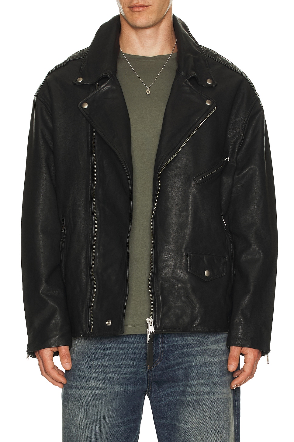 ALLSAINTS Bradford Biker Jacket in Black | REVOLVE