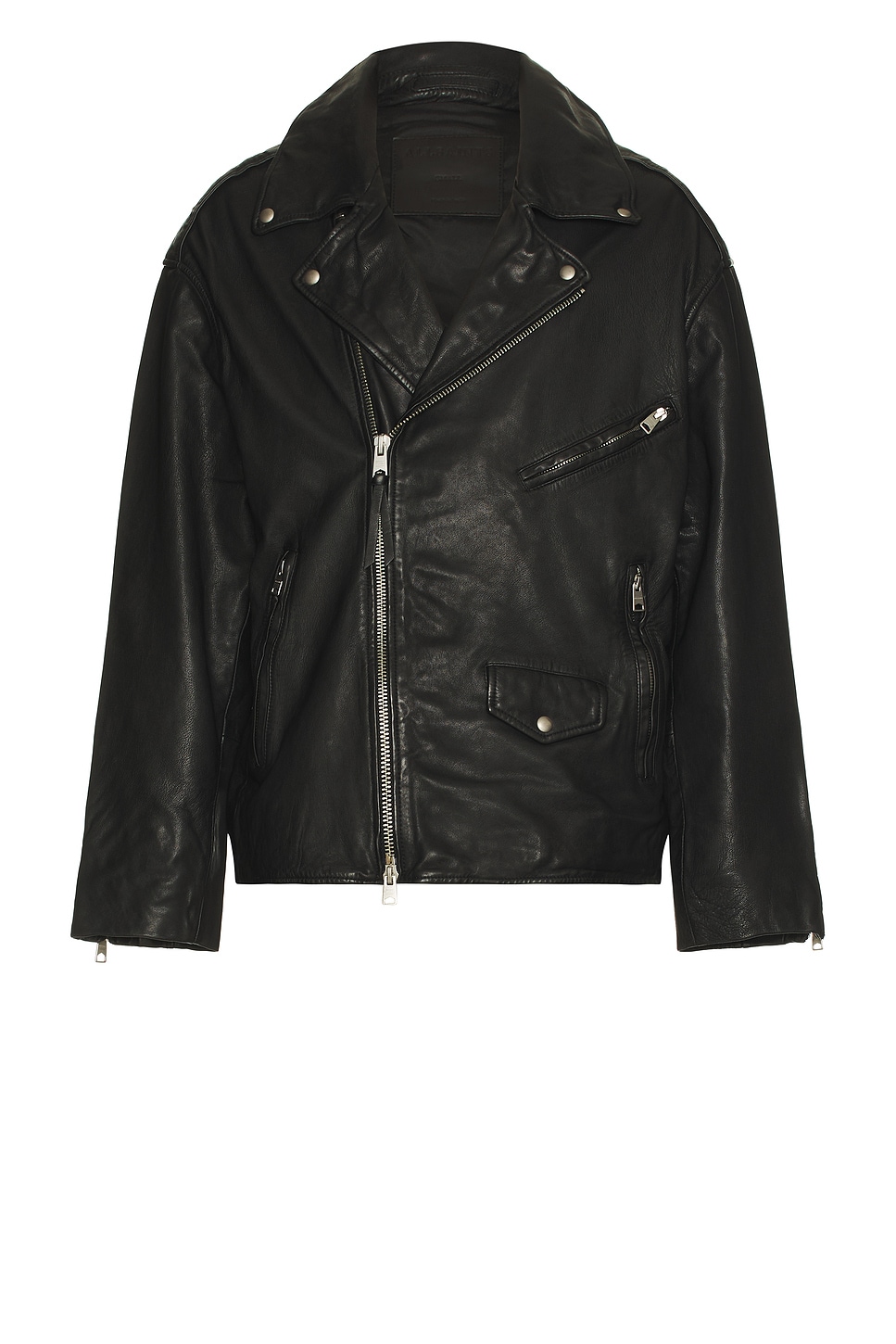 ALLSAINTS Bradford Biker Jacket in Black | REVOLVE