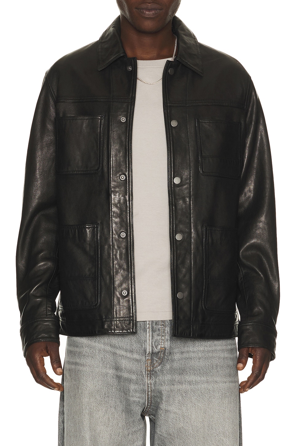 ALLSAINTS — КУРТКА SAXON · Black
