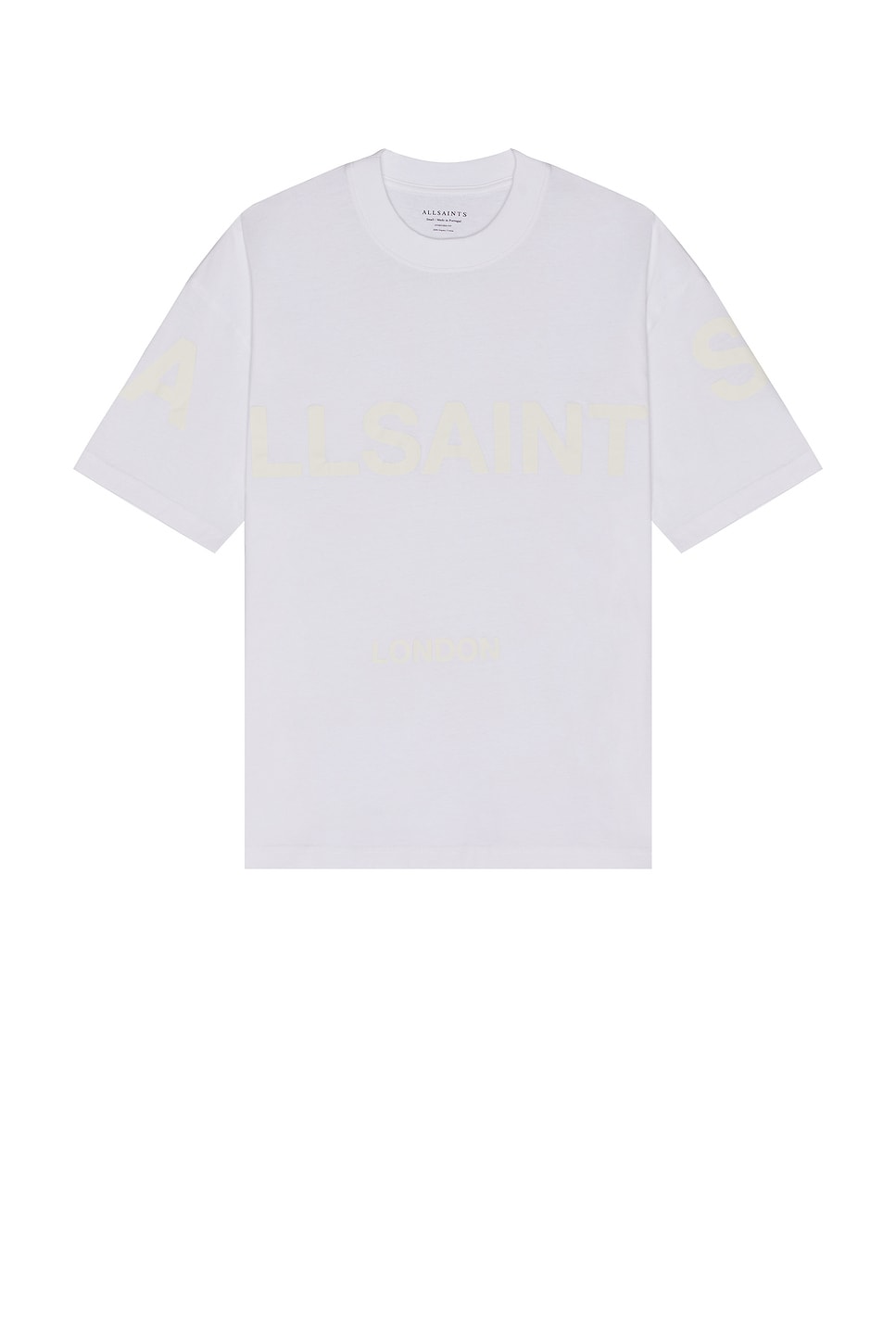 ★ALLSAINTS★ Biggie Crew M088PB451 ALLSAINTS Biggy Short Sleeve Crew in Optic White | REVOLVE