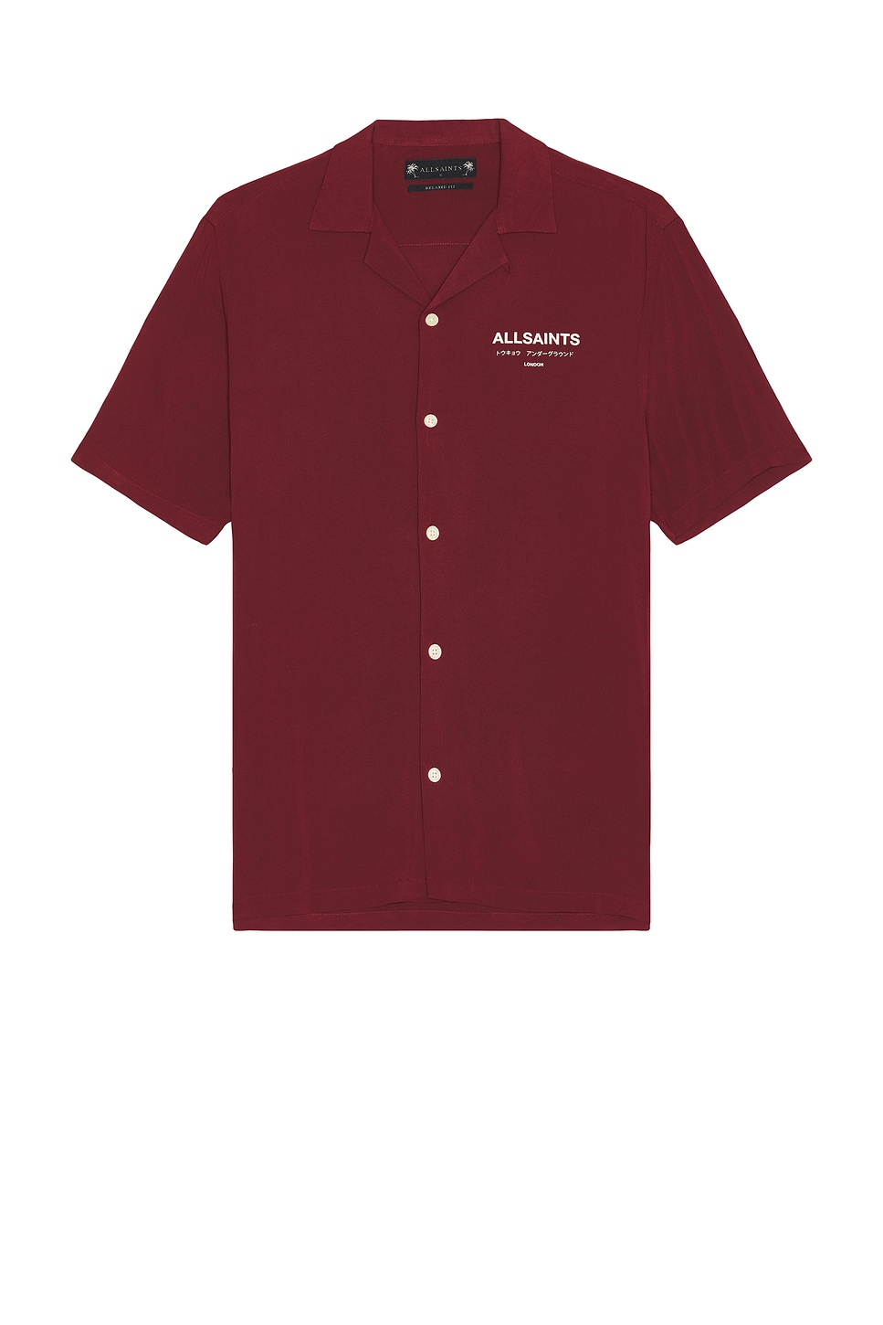 【CPGN STUDIO】Underground Short Sleeve T-shirt AllSaints Men's Underground Short Sleeve Crew Neck Shirt