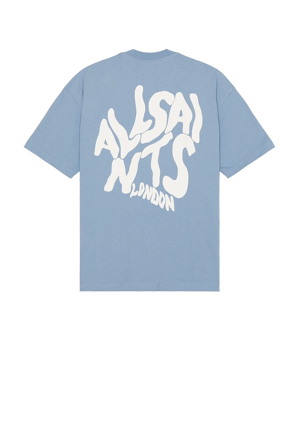 ★ALLSAINTS★ Orlando Crew M022PA7266 Orlando Logo Print Oversized T-Shirt ASHEN WHITE | ALLSAINTS