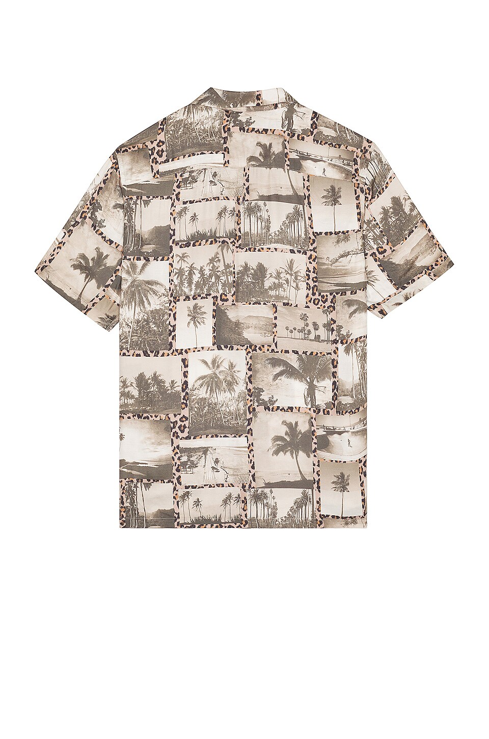 ALLSAINTS Foto Short Sleeve Shirt in Vintage White