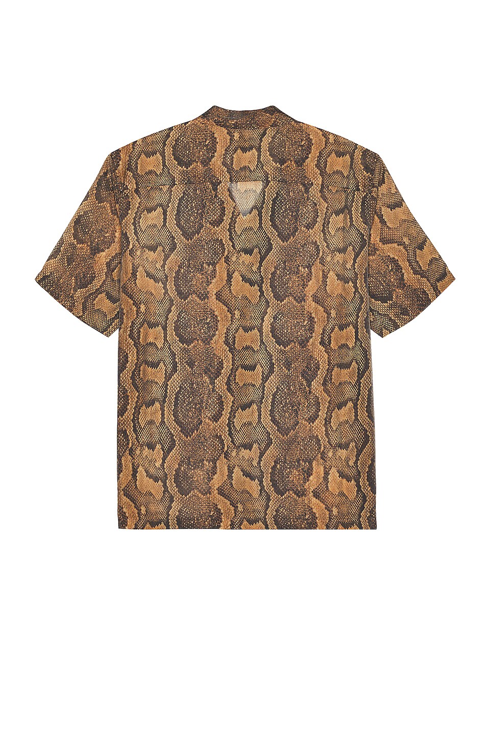 ALLSAINTS Daudin Short Sleeve Shirt in Havana Brown
