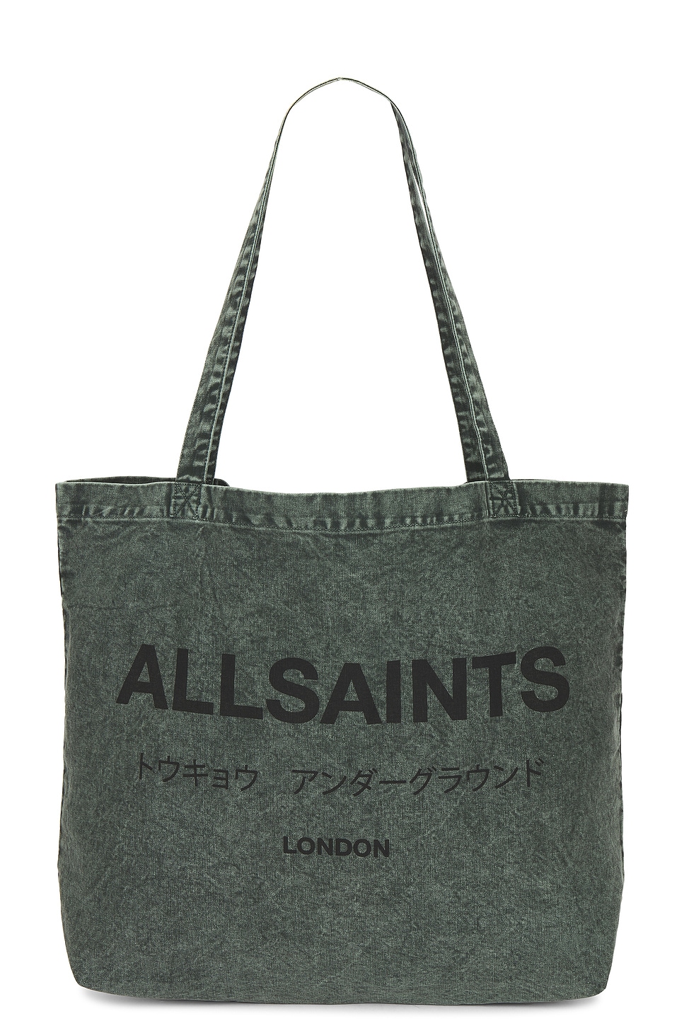 (取寄) オールセインツ アンダーグラウンド トート AllSaints Underground Tote Garnet Green ALLSAINTS Underground Tote in Garnet Green | REVOLVE