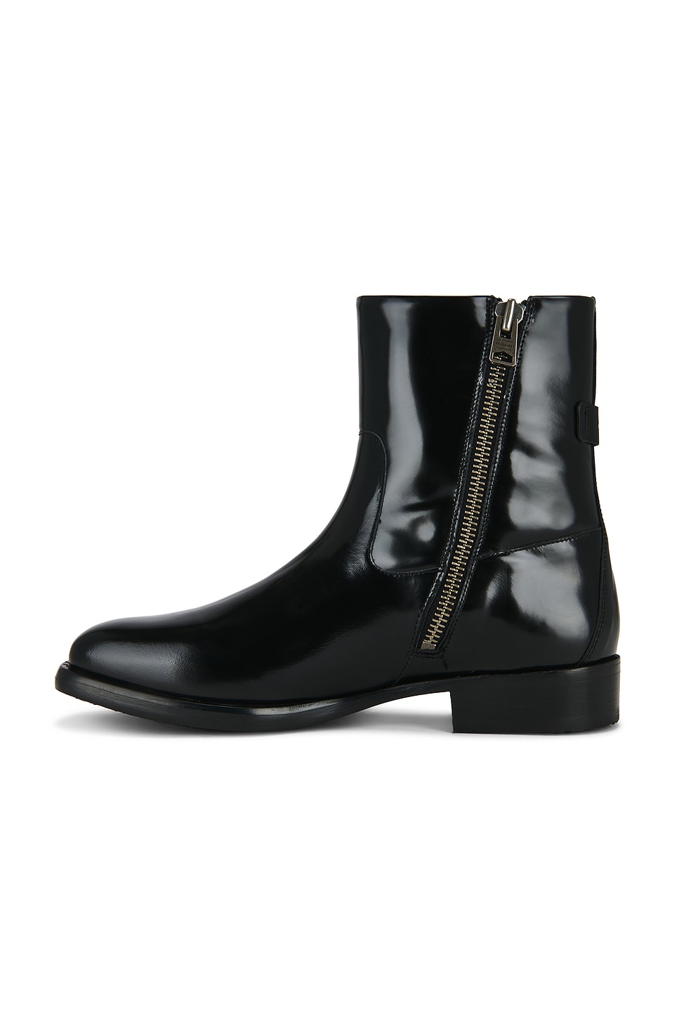 ALLSAINTS Milton Boot in Black Shine | REVOLVE