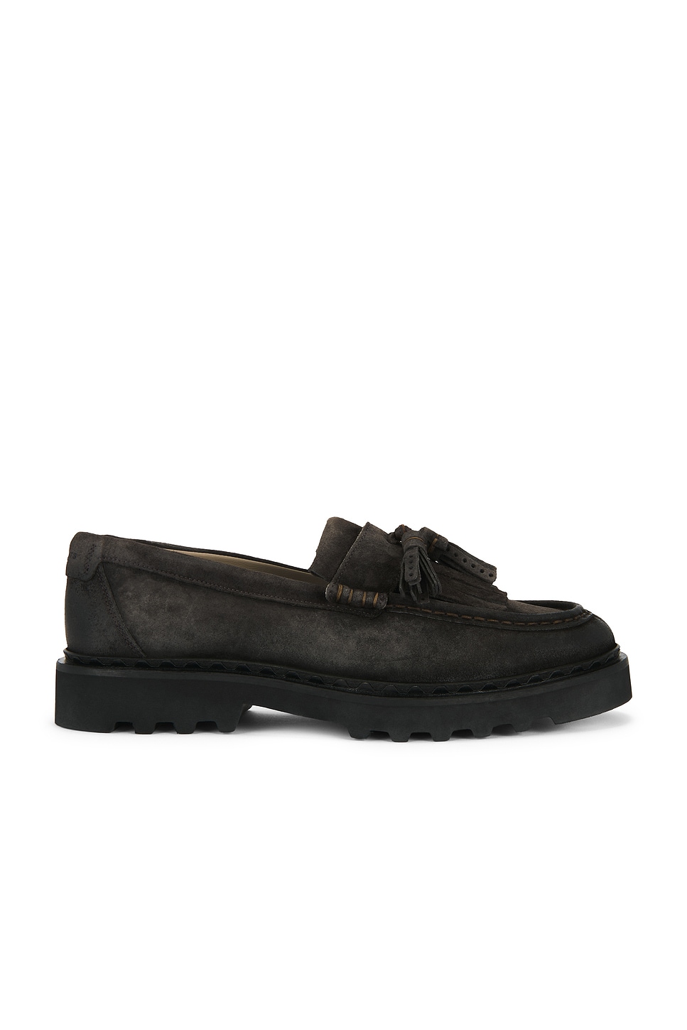 All‎ Saints Charcoal Suede Loafers 13 Amazon.com | AllSaints Men main image 4