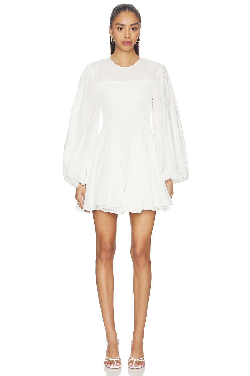 all saints white shirt dress Halis Mini T-Shirt Dress White