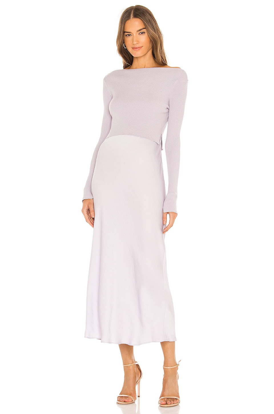 ALLSAINTS Hera Myla Dress in Misty Lilac | REVOLVE