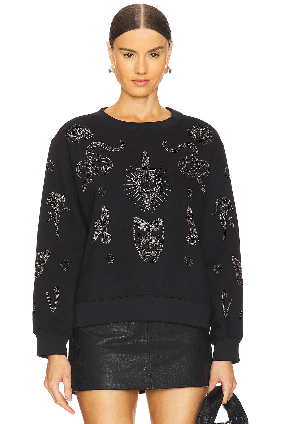 (取寄) オールセインツ レディース ピッパ ヘックス スウェット AllSaints women Pippa Hex Sweat Black Women's AllSaints Pippa Hex Sweat | Zappos.com
