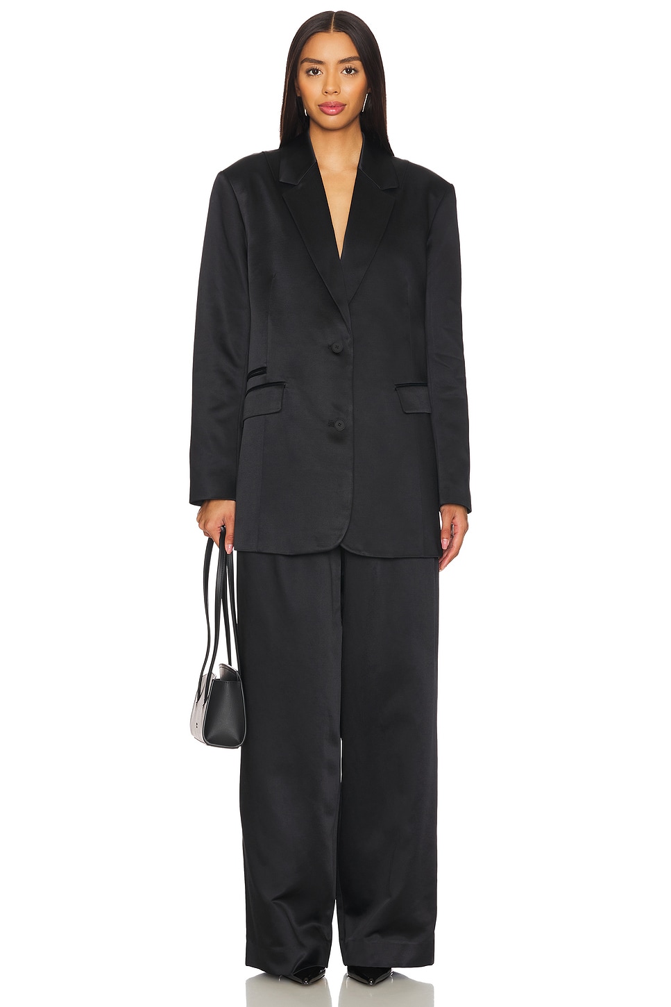 ALLSAINTS Sae Blazer in Black | REVOLVE