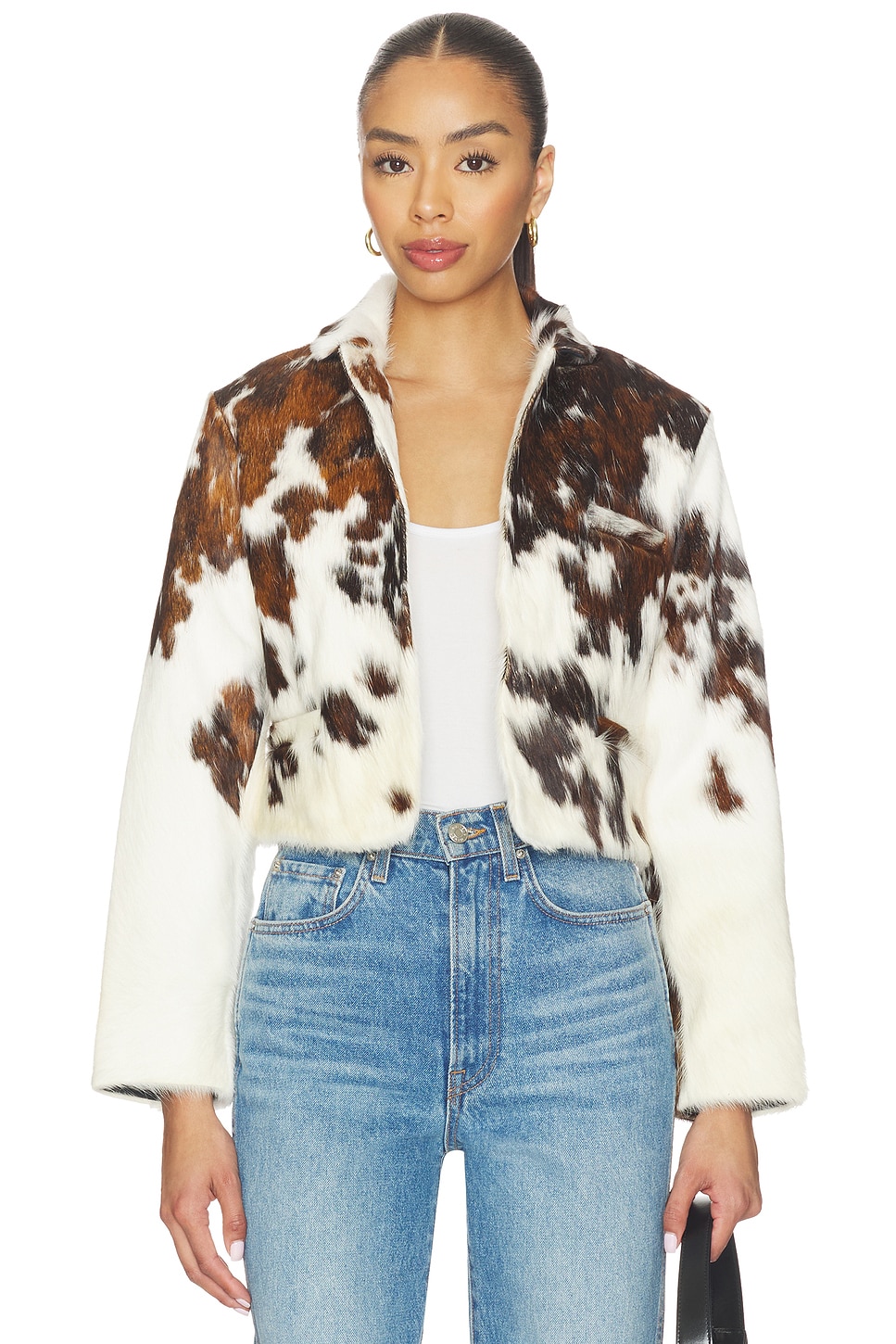 ALLSAINTS Apton Dapple Blazer in Cow Print | REVOLVE